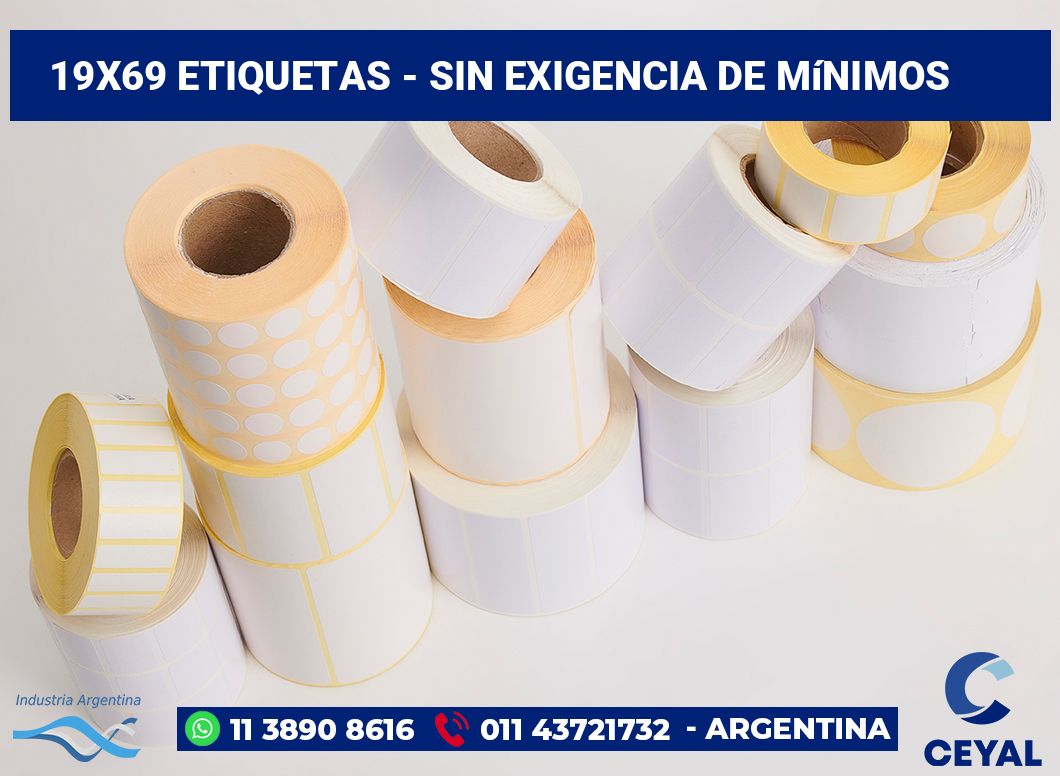 19x69 Etiquetas