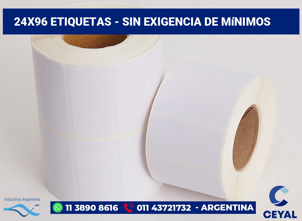 24x96 Etiquetas