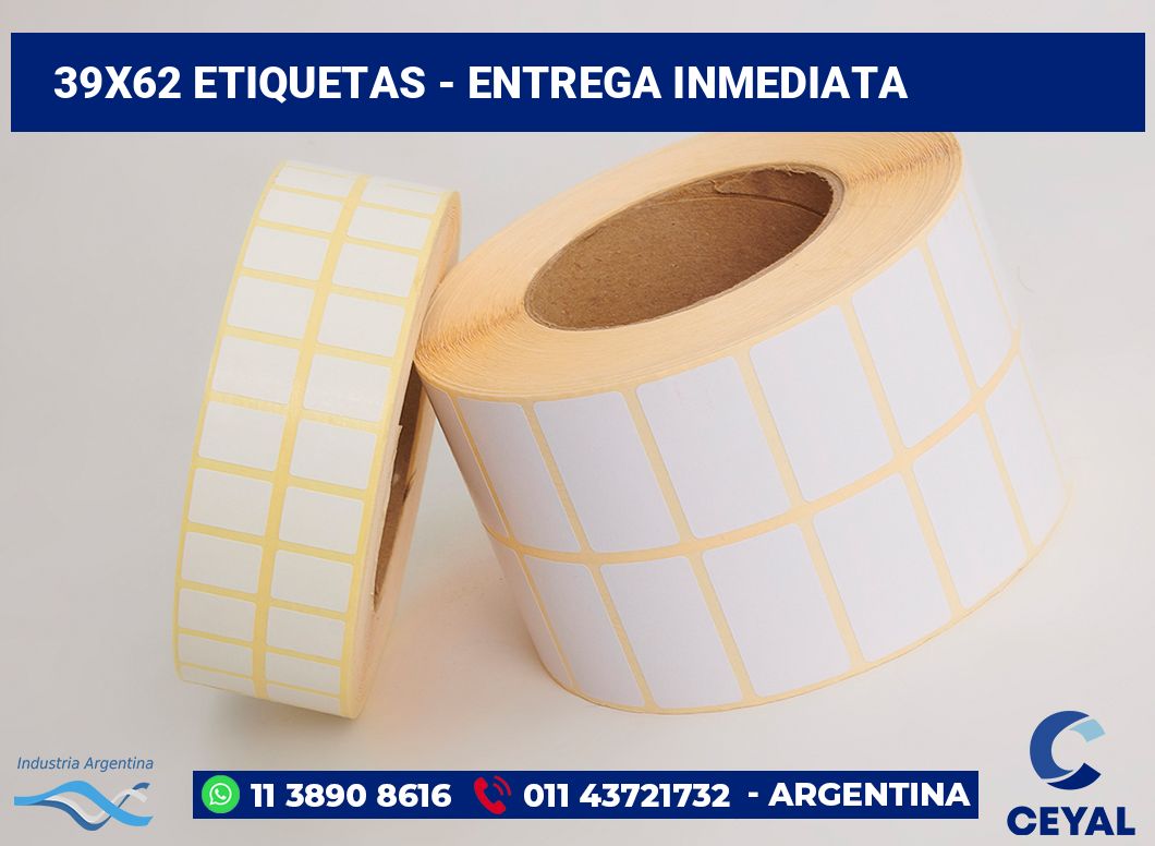 39x62 Etiquetas