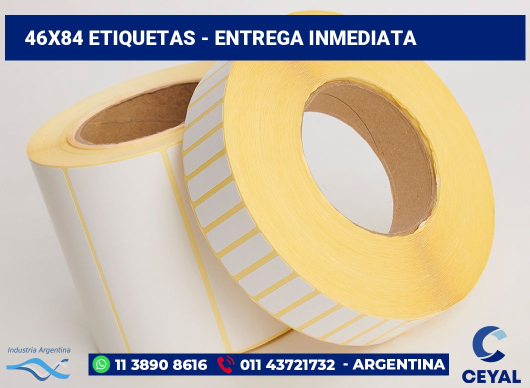 46x84 Etiquetas