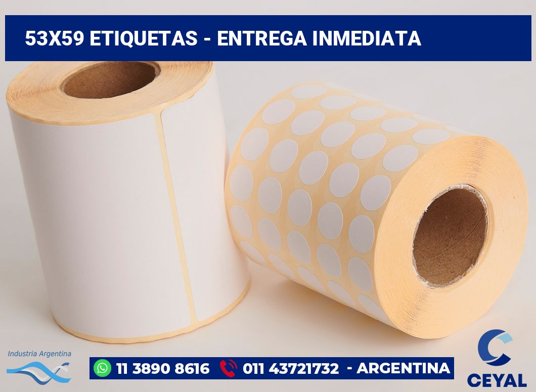 53x59 Etiquetas