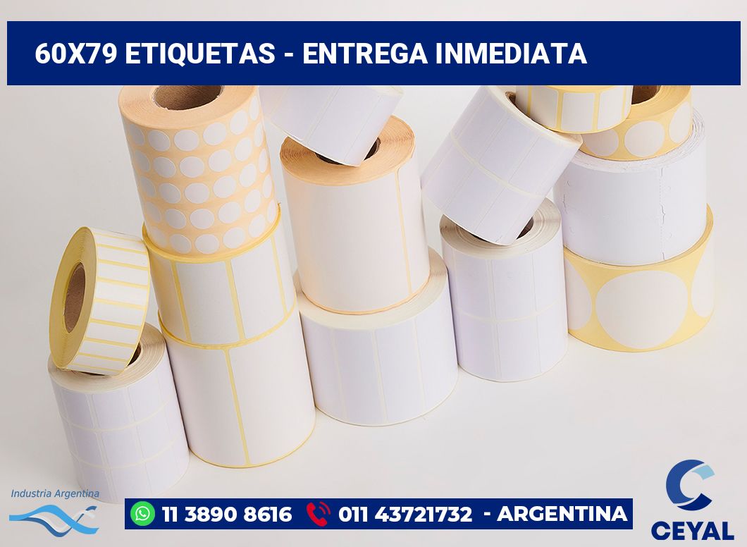 60×79 Etiquetas
