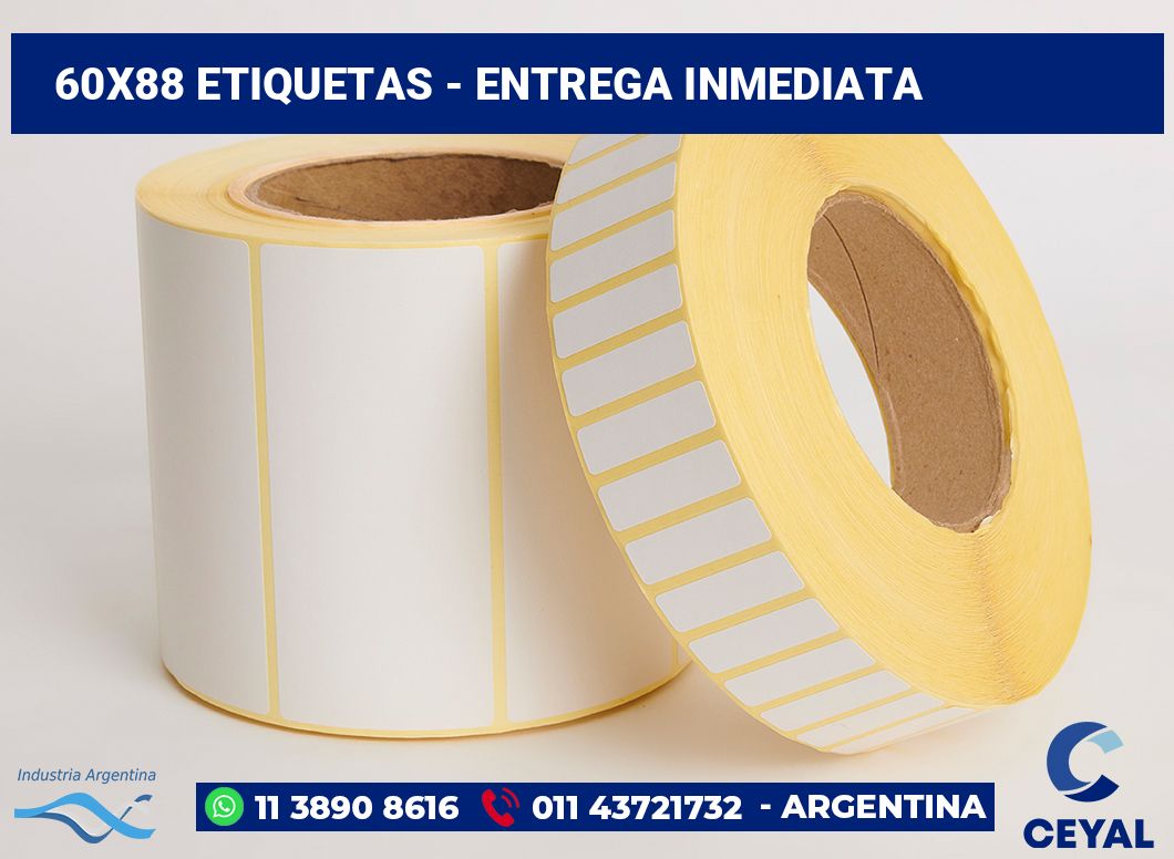 60×88 Etiquetas