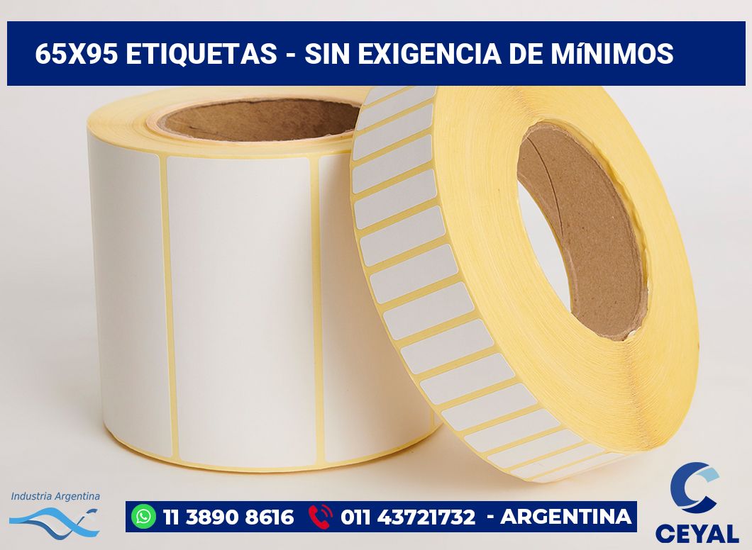 65×95 Etiquetas