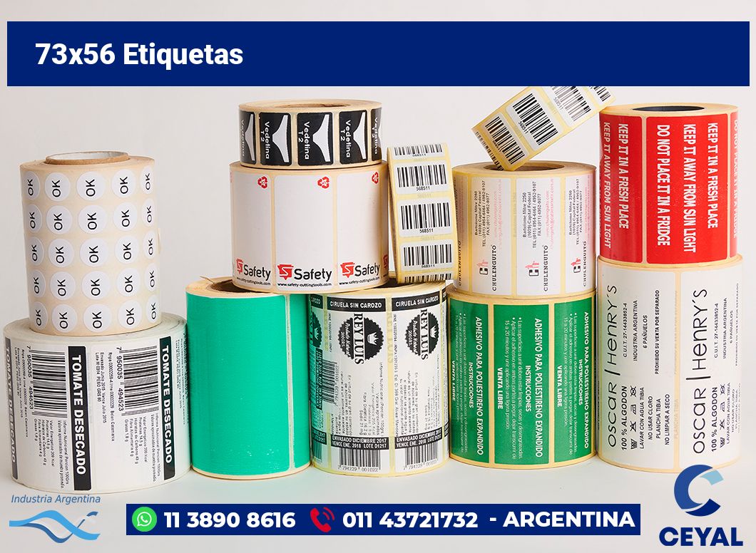 73×56 Etiquetas