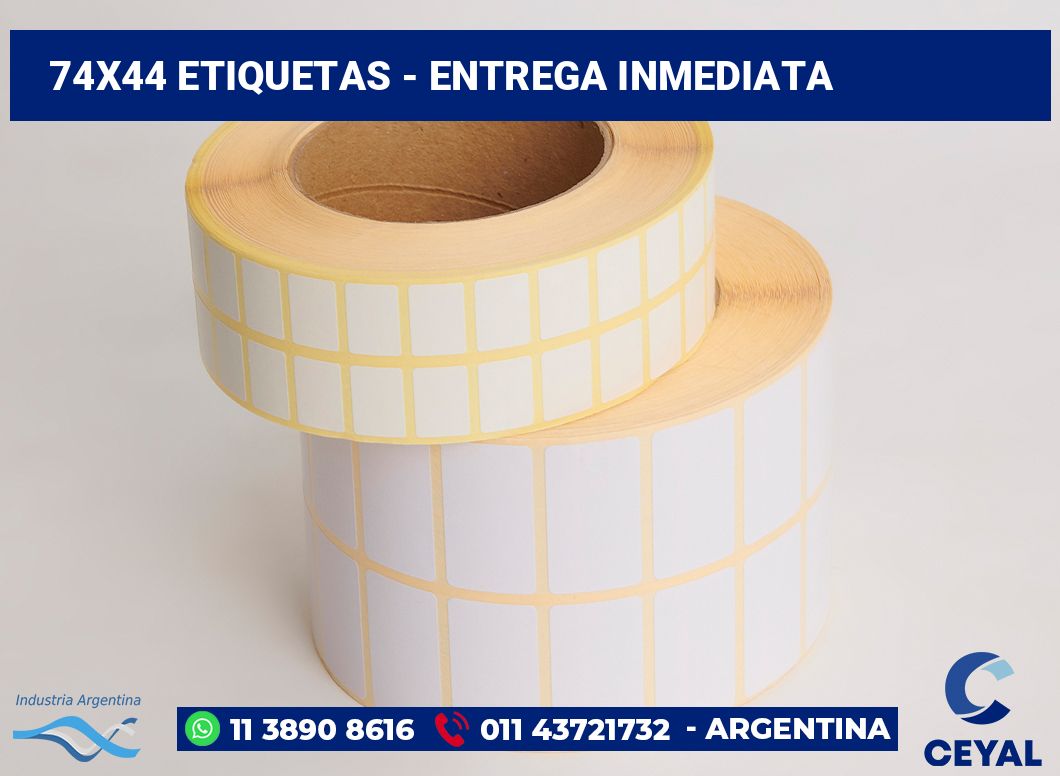 74x44 Etiquetas