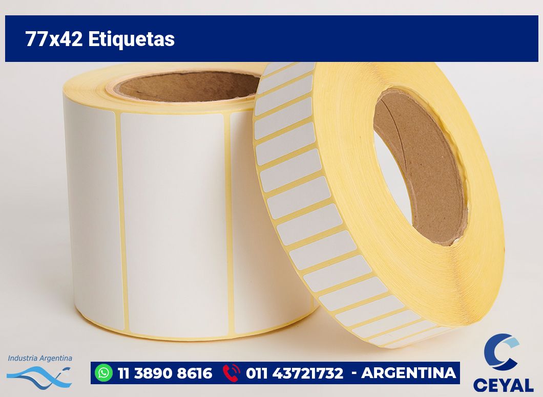 77×42 Etiquetas