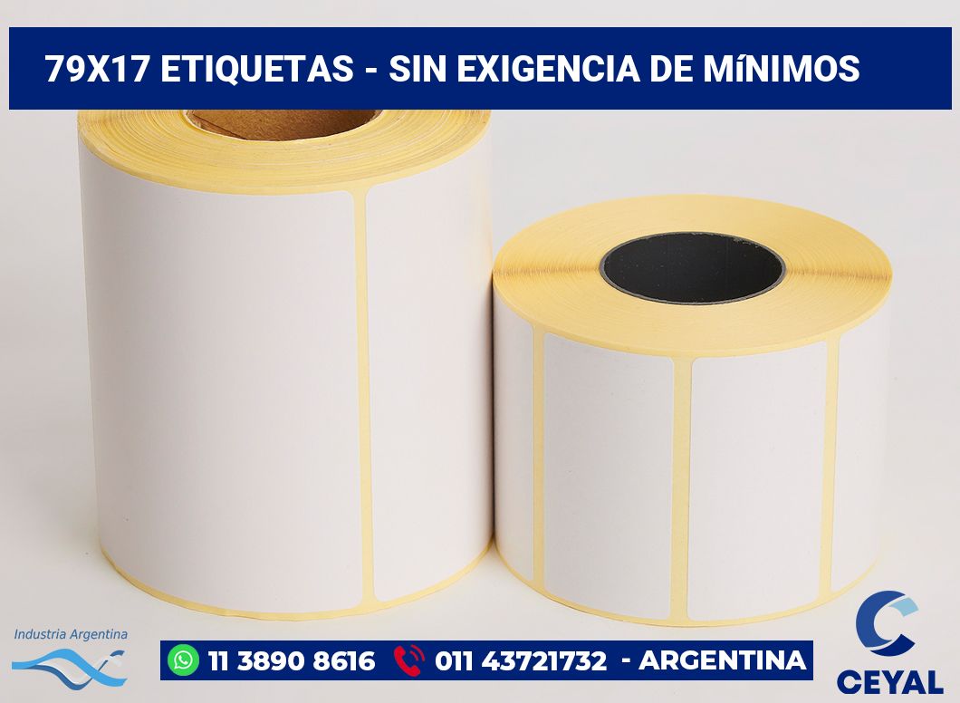 79x17 Etiquetas