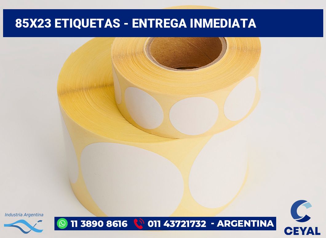 85x23 Etiquetas