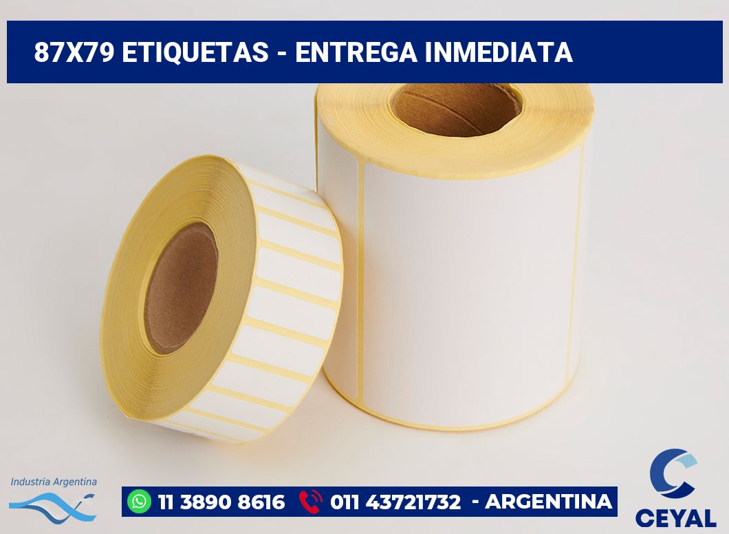 87x79 Etiquetas