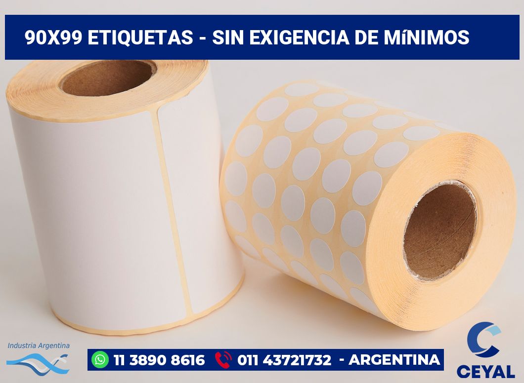 90×99 Etiquetas