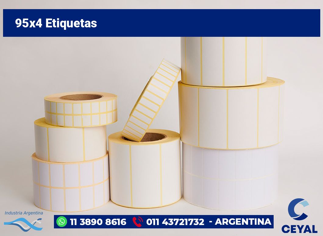95x4 Etiquetas
