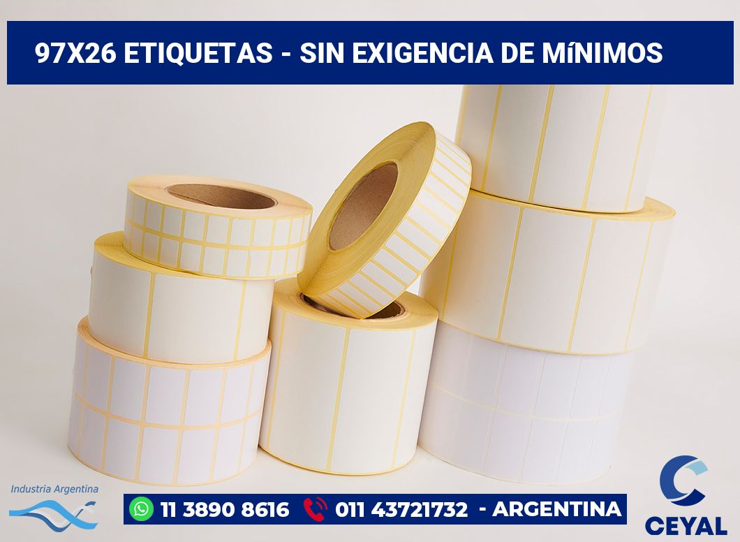 97×26 Etiquetas