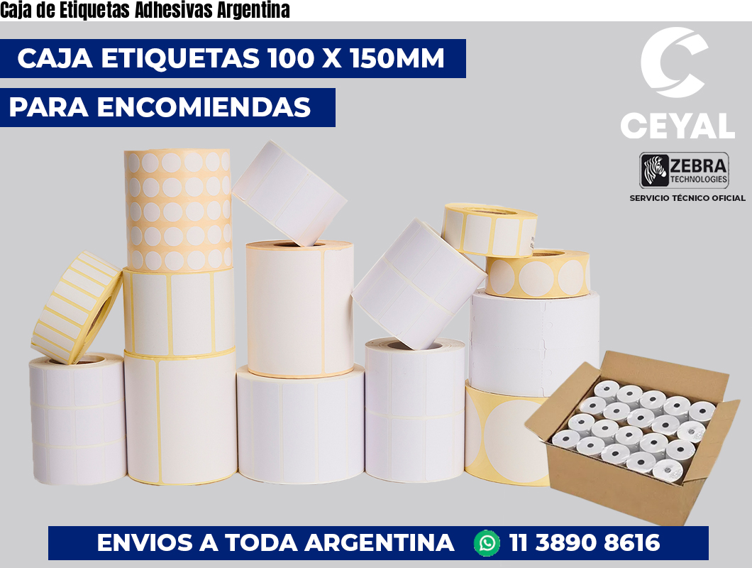 Caja de Etiquetas Adhesivas Argentina