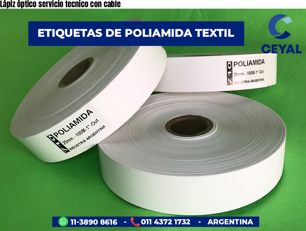 Lápiz óptico servicio tecnico con cable