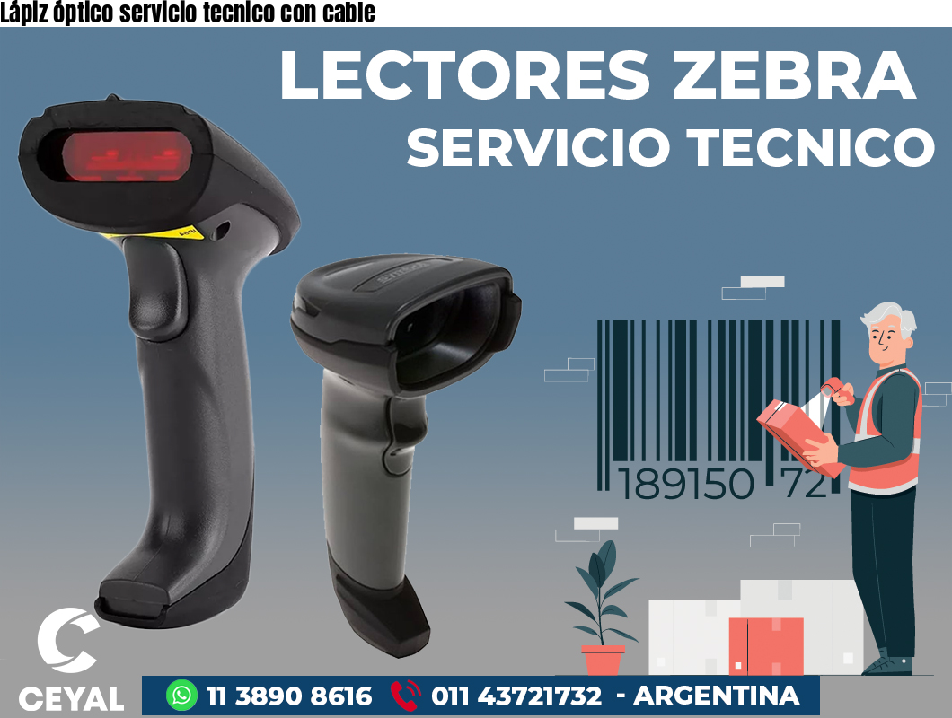 Lápiz óptico servicio tecnico con cable