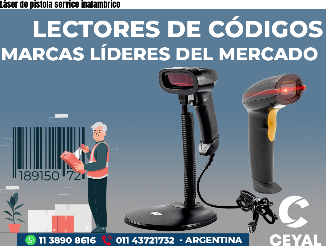 Láser de pistola service inalambrico