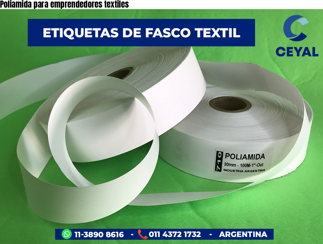 Poliamida para emprendedores textiles