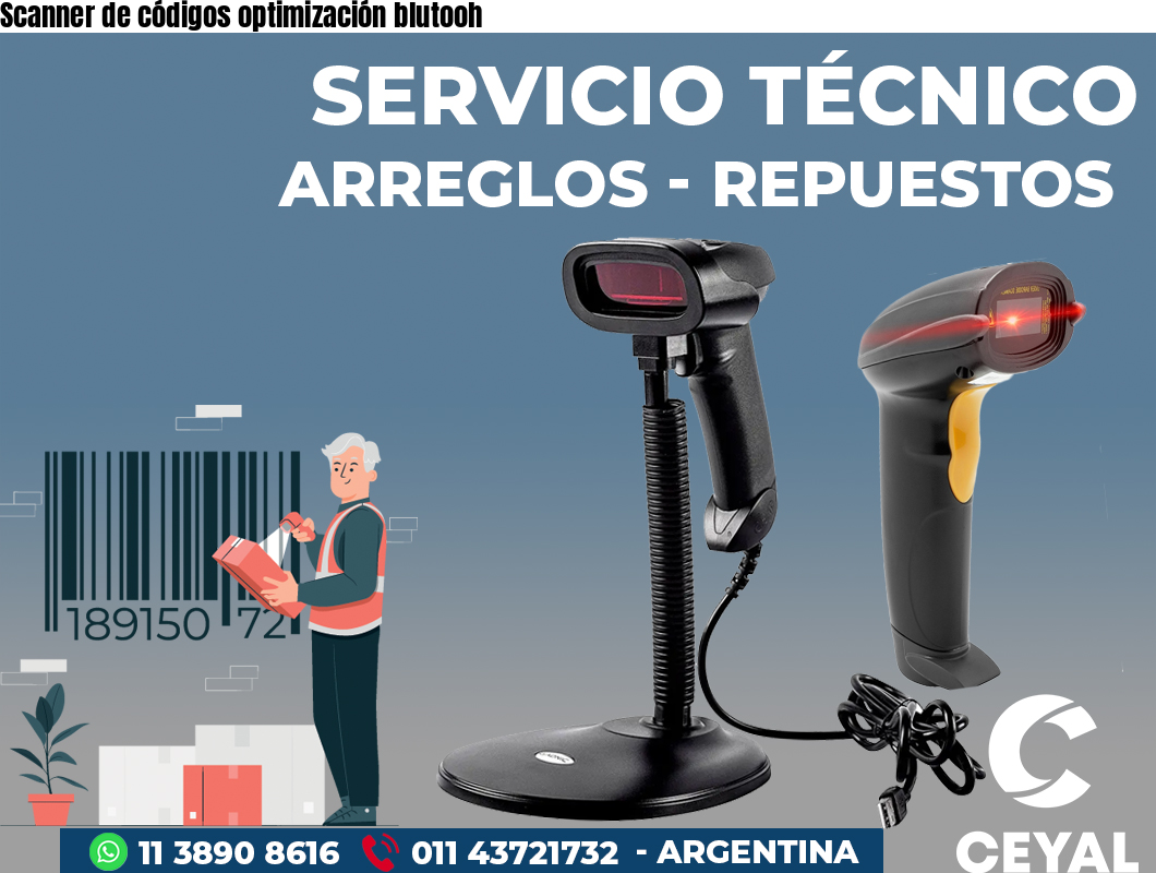 Scanner de códigos optimización blutooh