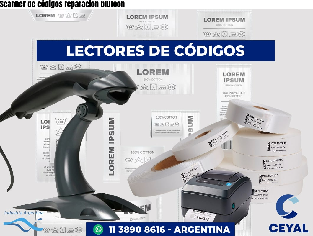 Scanner de códigos reparacion blutooh