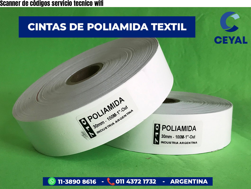 Scanner de códigos servicio tecnico wifi