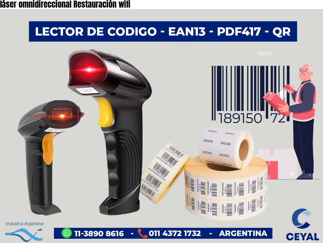 láser omnidireccional Restauración wifi