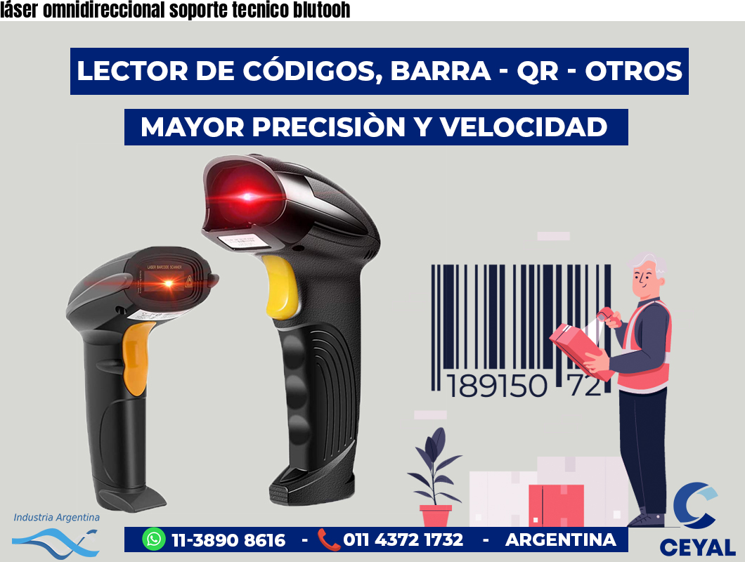láser omnidireccional soporte tecnico blutooh