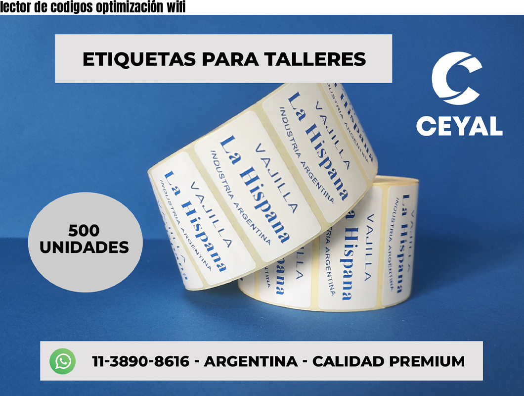 lector de codigos optimización wifi