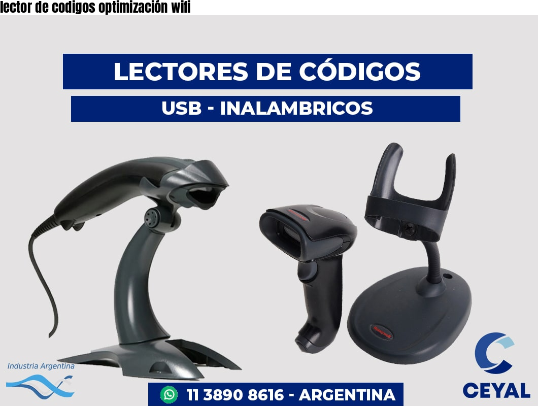 lector de codigos optimización wifi