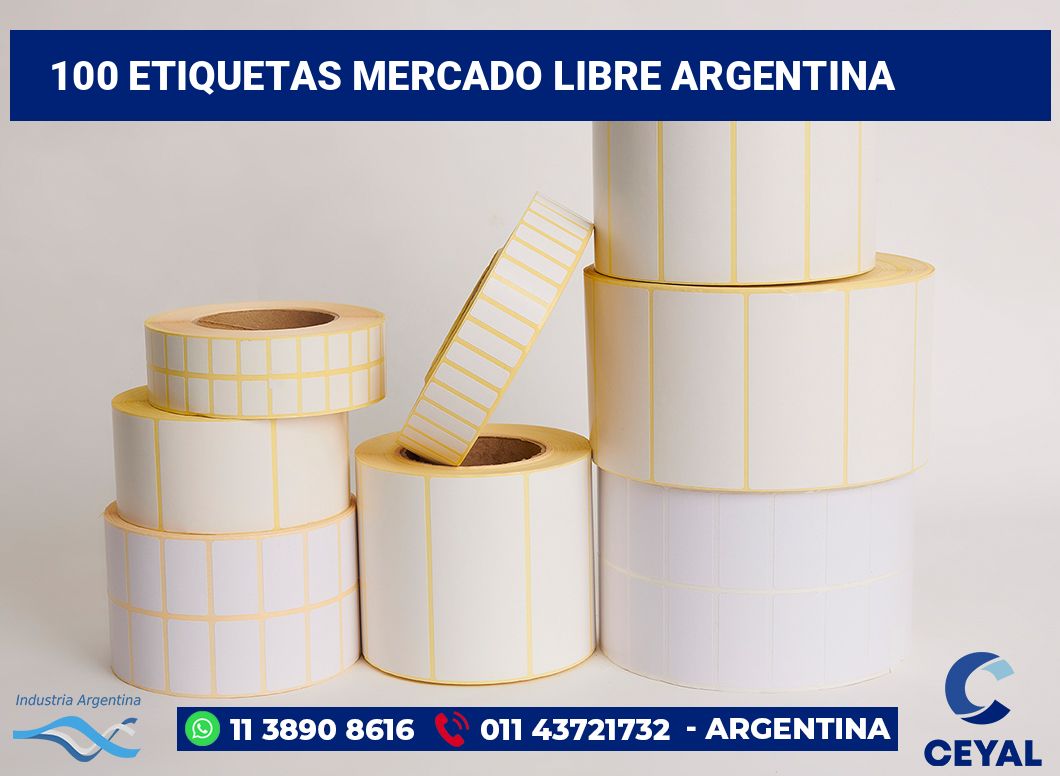 100 Etiquetas mercado libre argentina