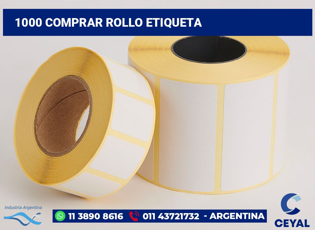 1000 Comprar rollo etiqueta
