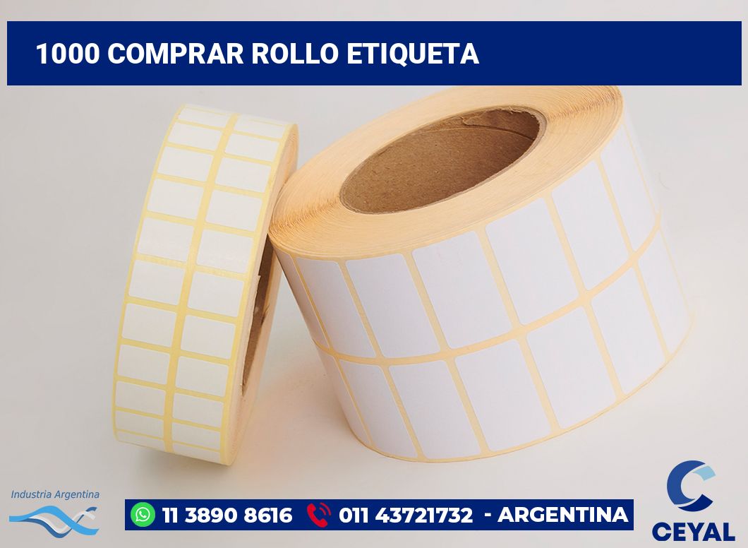 1000 Comprar rollo etiqueta
