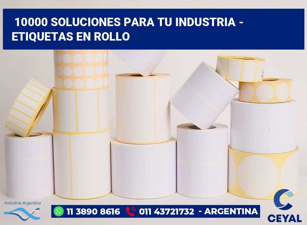 10000 Soluciones para tu industria - etiquetas en rollo