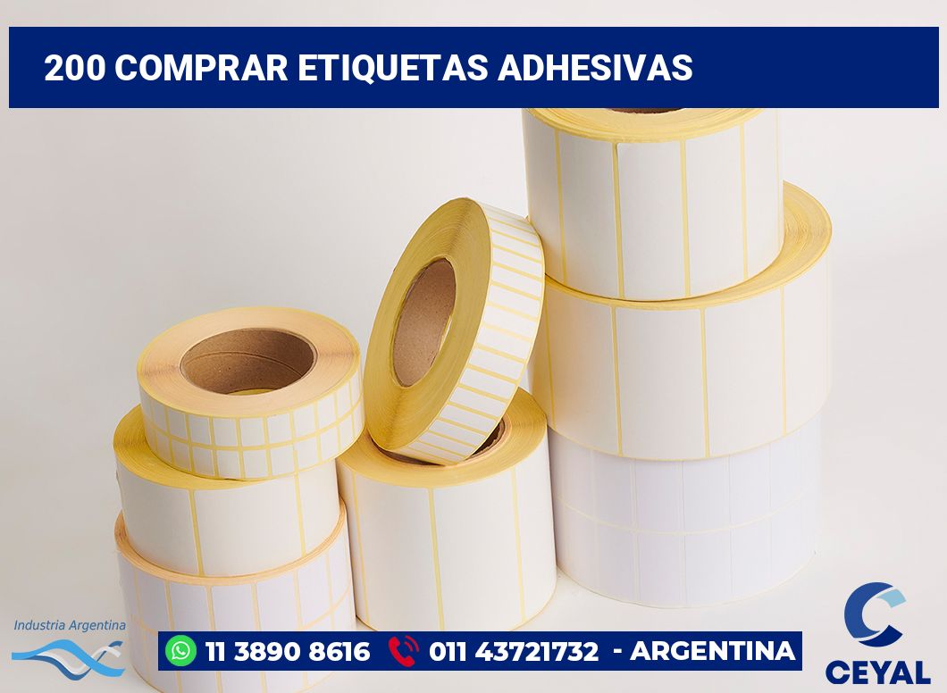 200 Comprar etiquetas adhesivas