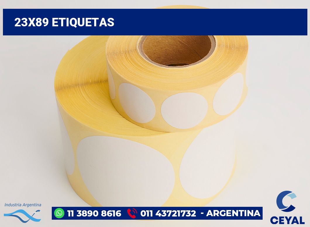 23x89 Etiquetas