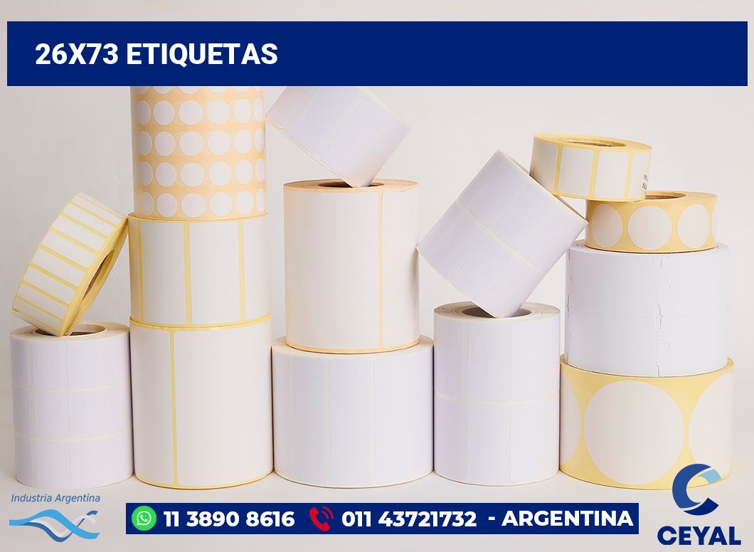 26x73 Etiquetas
