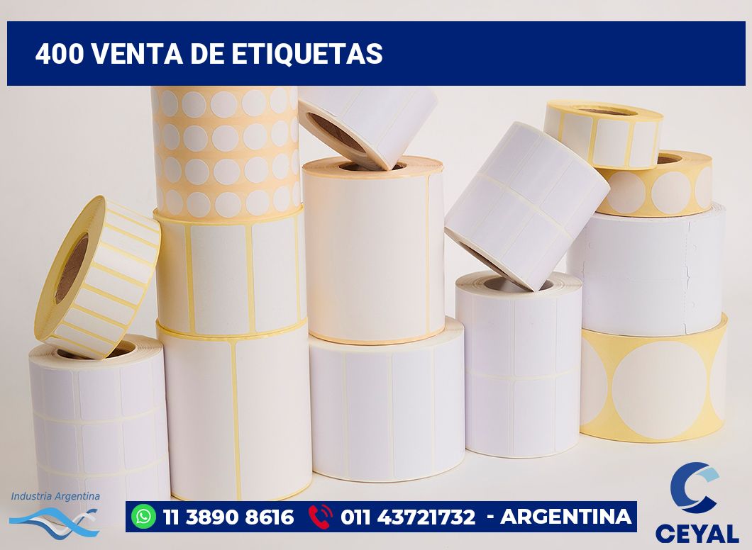 400 Venta de etiquetas