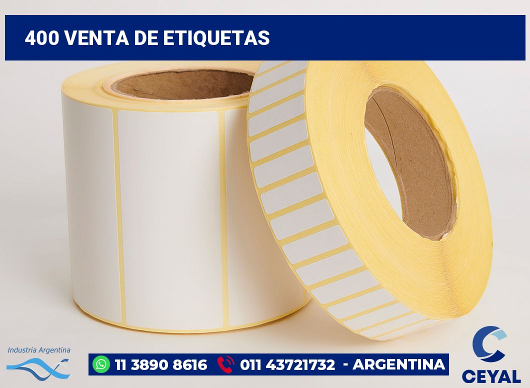 400 Venta de etiquetas