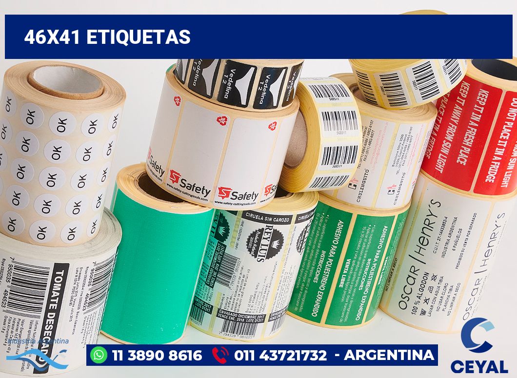 46x41 Etiquetas