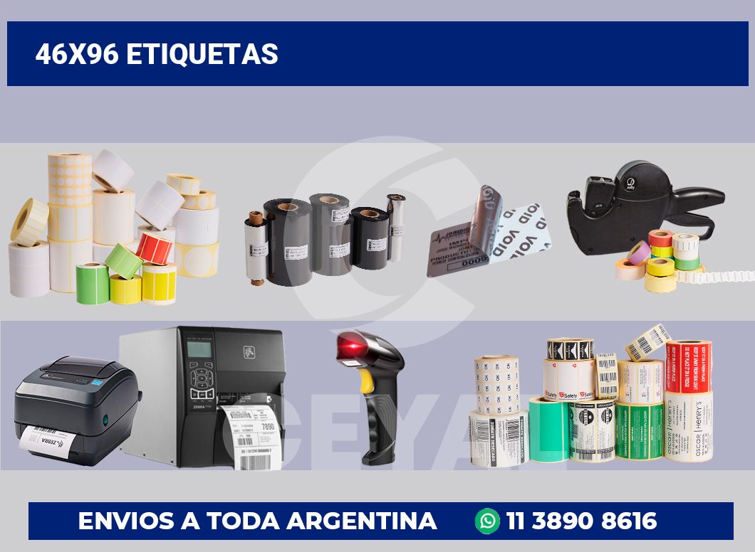 46×96 Etiquetas