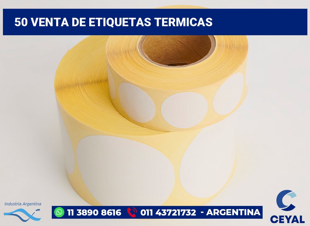 50 Venta de etiquetas termicas