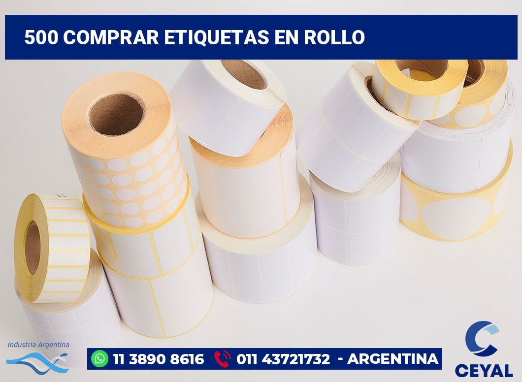 500 Comprar etiquetas en rollo