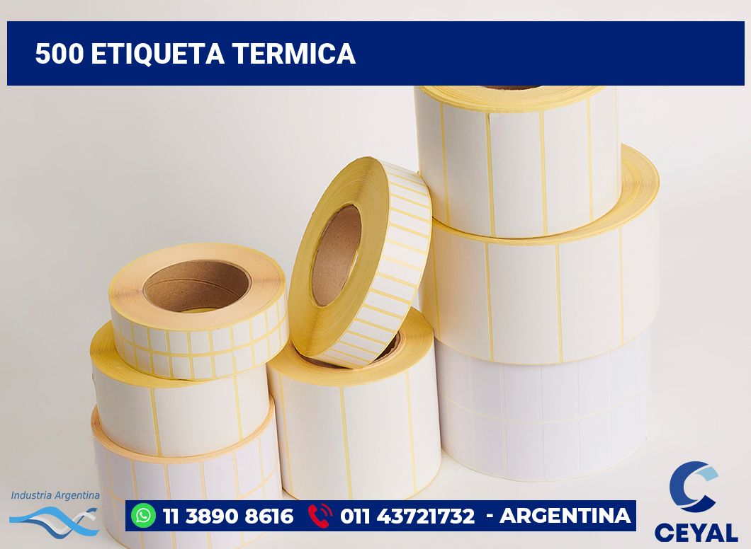500 Etiqueta termica
