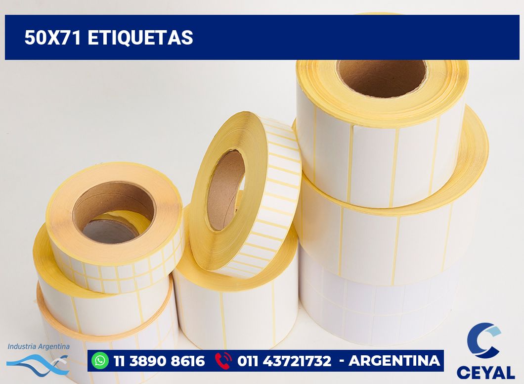 50x71 Etiquetas