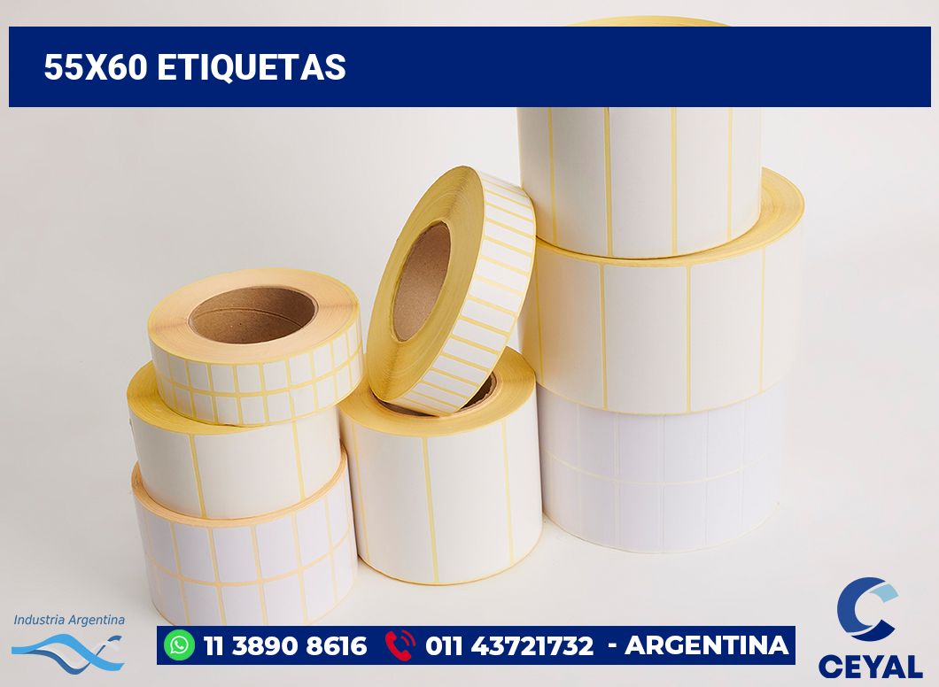 55x60 Etiquetas