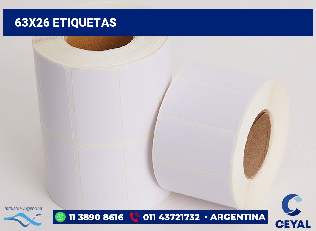 63x26 Etiquetas