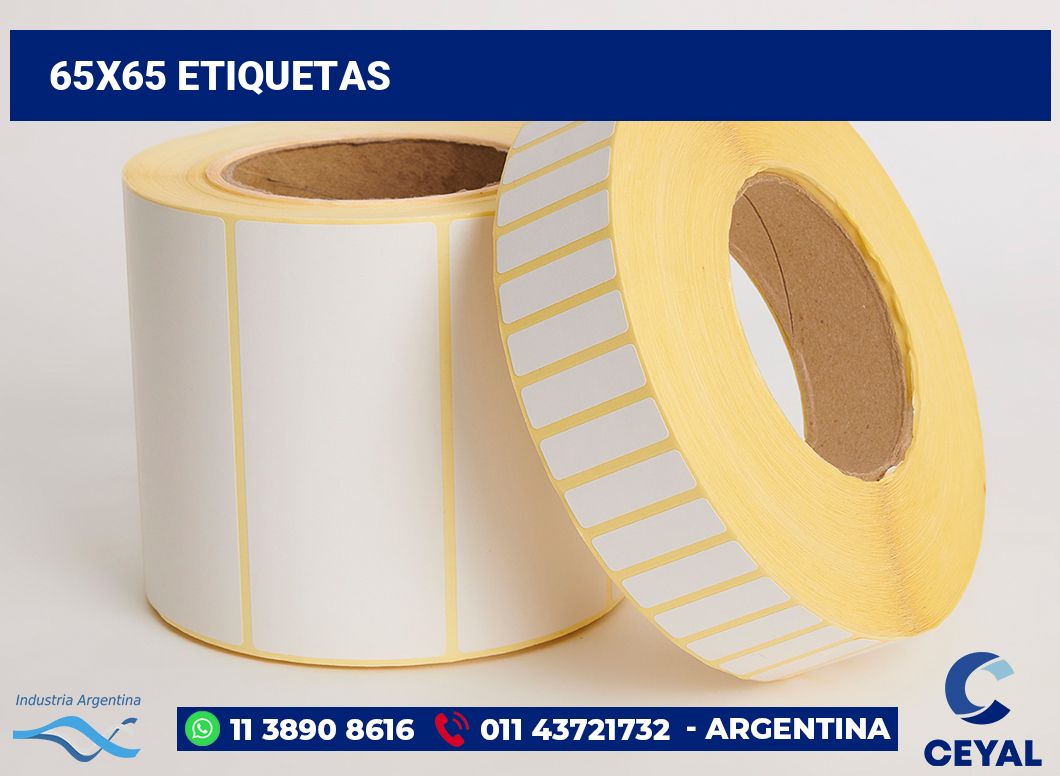 65x65 Etiquetas