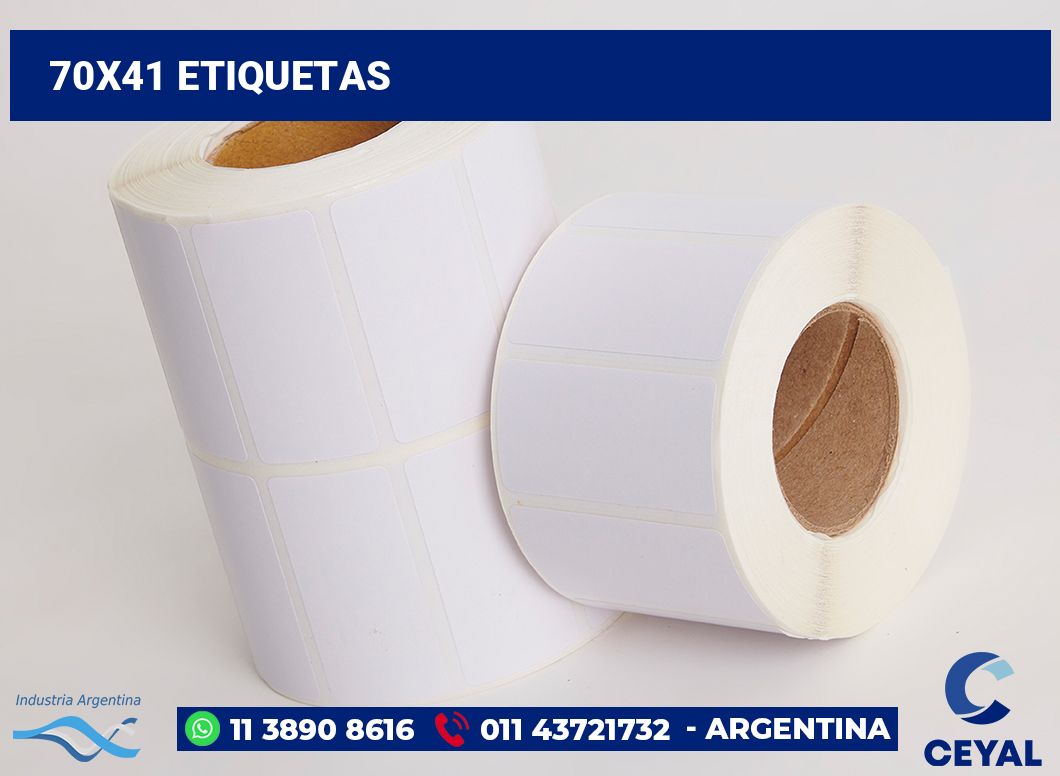 70x41 Etiquetas