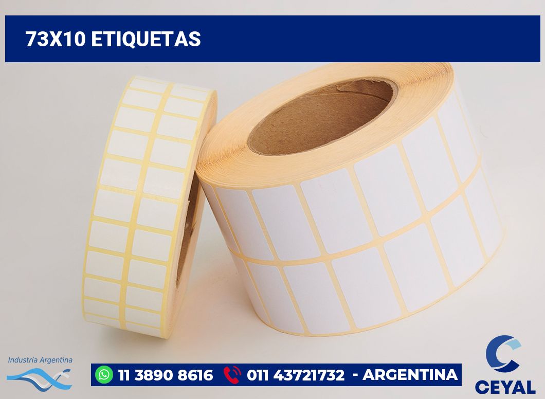73x10 Etiquetas