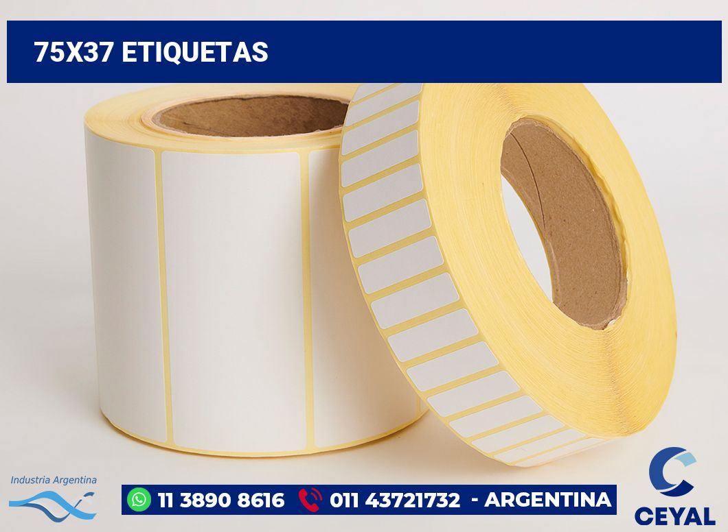 75x37 Etiquetas